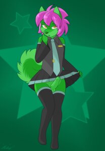 Rating: Explicit Score: 0 Tags: accessory anthro balls biped bottomwear canid canine canis clothed clothing cosplay crossdressing digital_media_(artwork) domestic_dog e621 erection femboy foreskin fur genitals green_body green_fur hair hatsune_miku helsy hi_res humanoid_genitalia humanoid_penis husky kiwi_(sky) legwear male mammal necktie nordic_sled_dog open_mouth penis pink_hair skirt solo spitz stockings vocaloid yamaha_corporation yellow_eyes User: bunchy7s