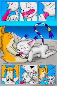 Rating: Explicit Score: 0 Tags: 1boy 1girls angelgatomon_(artist) animal_penis anthro blowjob color digimon erection fellatio female fur furry gatomon interspecies male oral oral_sex patamon penis rule34 smooth_penis straight toony User: bunchy7s