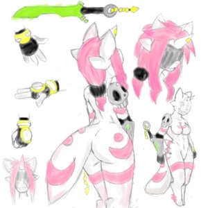 Rating: Questionable Score: 0 Tags: 1:1 abezguaz alien armor bone breasts butt e621 female fur hair horn markings multi_ear non-mammal_breasts piercing pink_hair presenting presenting_hindquarters remna scalie sketch_page skull solo spikes visor weapon User: bunchy7s