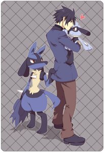Rating: Safe Score: 0 Tags: 2009 ambiguous_anthro ambiguous_gender anthro black_body black_fur blue_body blue_fur canid canine e621 fur generation_4_pokemon grey_eyes group heart_symbol human lucario male male_(lore) male_human mammal nintendo pokemon pokemon_(species) red_eyes riley's_lucario riley_(pokemon) riolu tail tre_burg02 yellow_body yellow_fur User: bunchy7s