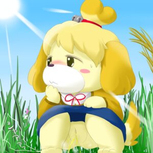 Rating: Explicit Score: 0 Tags: 1:1 animal_crossing anthro blush bodily_fluids canid canine canis crouching domestic_dog e621 female female_peeing fur genital_fluids genitals isabelle_(animal_crossing) mammal nintendo peeing shih_tzu solo suvaru tail toy_dog urine vulva yellow_body yellow_fur User: bunchy7s