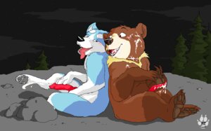 Rating: Explicit Score: 0 Tags: brother_bear canine cub cum disney domestic_dog ejaculation feral ginga_(series) infamousmustelid knot koda_(brother_bear) male male_cub male_only penis rule34 tongue tongue_out weed_(ginga) young User: bunchy7s