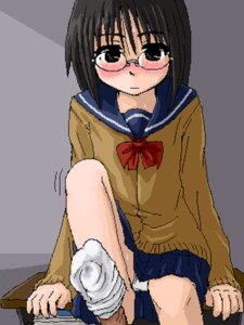 Rating: Explicit Score: 0 Tags: 1boy 1girls blush brown_hair dark_hair feet female flat_chest footjob footjob_with_legwear footwear looking_down male panties pantyshot pantyshot_(sitting) penis rule34 school_uniform short_hair sitting skirt sock_on_penis sockjob socks sweat upskirt white_panties white_socks User: bunchy7s