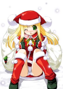 Rating: Questionable Score: 0 Tags: 1girls blonde_hair christmas copyright_request csy female green_eyes hat long_hair panties pantyshot rule34 santa_costume santa_hat sitting solo underwear User: bunchy7s