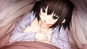 Rating: Explicit Score: 0 Tags: alishima_alice bed black_hair blush censored cura fellatio female game_cg hair male monobeno open_clothes open_shirt oral penis rule34 shirt User: bunchy7s