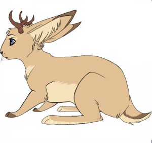 Rating: Safe Score: 0 Tags: antlers e621 female feral horn jackalope lagomorph mammal simple_background solo toony unknown_artist white_background User: bunchy7s