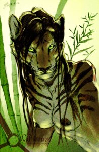 Rating: Questionable Score: 0 Tags: anthro bamboo bamboo_tree black_hair breasts catwarrior_(artist) e621 felid female green_eyes green_theme hair long_hair looking_at_viewer mammal nipples pantherine plant solo stripes tiger tree User: bunchy7s Rating: Questionable Score: 0 Tags: anthro bamboo bamboo_tree black_hair breasts catwarrior_(artist) e621 felid female green_eyes green_theme hair long_hair looking_at_viewer mammal nipples pantherine plant solo stripes tiger tree User: bunchy7s