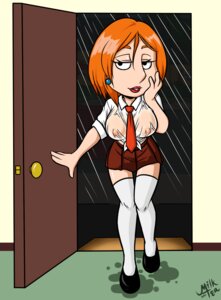 Rating: Explicit Score: 0 Tags: areola family_guy female female_only human lois_griffin milf milktea nipples red_hair rule34 school_uniform solo wet wet_t-shirt User: bunchy7s