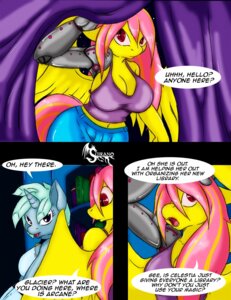 Rating: Safe Score: 0 Tags: 2014 anthro blue_body blue_fur book clothing cold_warrior comic conditional_dnp dialogue duo e621 english_text equid equine fan_character feathered_wings feathers female fur glacier_(suirano) greeting hair hasbro hi_res horn inside long_hair mammal multicolored_hair my_little_pony mythological_creature mythological_equine mythology navel open_mouth pegasus pink_hair red_eyes suirano text two_tone_hair unavailable_at_source unicorn wings yellow_body yellow_fur User: bunchy7s