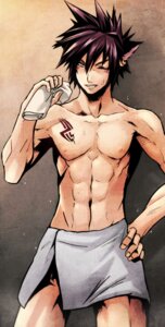 Rating: Questionable Score: 0 Tags: 5_fingers abs animal_humanoid black_body black_fur blush cat_humanoid clothed clothing collarbone e621 ear_piercing felid felid_humanoid feline feline_humanoid fingers front_view fur hair hand_on_hip hi_res holding_object humanoid humanoid_hands looking_at_viewer male mammal mammal_humanoid mazjojo muscular muscular_humanoid muscular_male nipples one_eye_closed orange_eyes piercing short_hair solo standing tan_body tan_skin tattoo topless towel towel_only wink User: bunchy7s
