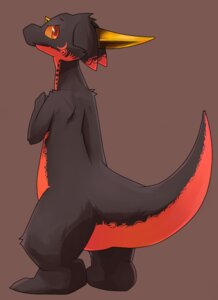 Rating: Safe Score: 0 Tags: ambiguous_gender anthro biped dragon e621 feet frown horn konzaburou looking_at_viewer looking_back multicolored_body multicolored_scales mythological_creature mythological_scalie mythology nude orange_eyes orange_sclera red_body red_scales restricted_palette scales scalie simple_background solo standing tail thick_tail thick_thighs two_tone_body two_tone_scales yellow_horn User: bunchy7s
