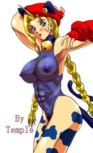 Rating: Explicit Score: 0 Tags: abs animal_humanoid bell beret blonde_hair blue_eyes braided_hair breasts cammy_white capcom cat_humanoid clothing e621 felid felid_humanoid feline feline_humanoid female hair hat headgear headwear humanoid jingle_bell leotard mammal mammal_humanoid muscular muscular_female muscular_humanoid nipples pigtails solo street_fighter tail temple_(artist) translucent translucent_clothing twin_braids User: bunchy7s