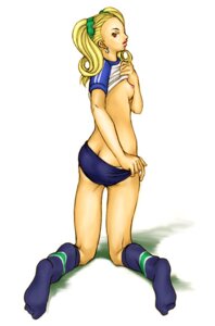 Rating: Questionable Score: 0 Tags: 1girls ass ass_cleavage ass_crack atlus ayase_yuka blonde_hair breasts buruma butt_crack clothing earrings female flat_chest footwear freckles gym_uniform jewelry kneeling looking_back loose_socks megami_tensei persona persona_1 red_eyes revealing rule34 scrunchie shin_megami_tensei shirt shirt_lift short_twintails small_breasts socks solo student tied_hair twintails undressing uniform yuka_ayase User: bunchy7s