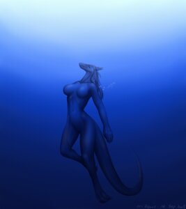 Rating: Questionable Score: 0 Tags: 2005 anthro aquatic aquatic_dragon blue_background blue_theme breasts despina dragon e621 equus female gradient_background hair mythological_creature mythological_scalie mythology non-mammal_breasts nude scalie simple_background solo swimming tail underwater water User: bunchy7s