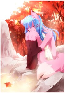 Rating: Questionable Score: 0 Tags: anthro autumn canid canine dipstick_tail e621 eyes_closed female fox hi_res hot_spring kubikitsune mammal markings nude sitting solo tail tail_markings takimi towel water User: bunchy7s
