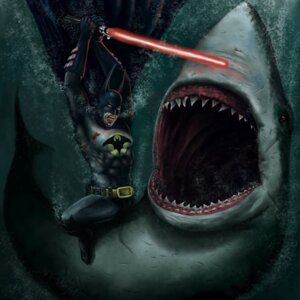 Rating: Safe Score: 0 Tags: ambiguous_gender aquatic batman batman_(series) blood bodily_fluids bruce_the_shark crossover dc_comics duo e621 feral fight fish graflex great_white_shark holding_lightsaber holding_melee_weapon holding_object holding_weapon human jaws jaws_(film) lightsaber mackerel_shark male mammal melee_weapon muscular red_lightsaber shark star_wars teeth underwater universal_studios unknown_artist water weapon white_shark User: bunchy7s