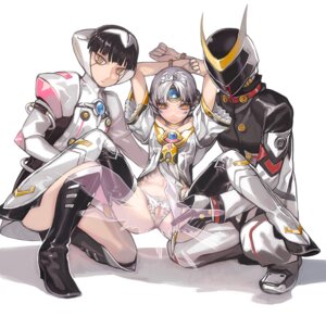 Rating: Explicit Score: 0 Tags: arms_up black_hair blood boots bracelet code_empress crotchless_panties elsword eve_(elsword) facial_mark female forehead_jewel helmet jewelry knee_boots looking_at_viewer nosebleed oberon_(elsword) ophelia_(elsword) panties presenting pussy rule34 silver_hair spread_legs underwear yellow_eyes User: bunchy7s