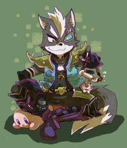 Rating: Safe Score: 0 Tags: alien anthro blue_eyes canid canine canis clothing controller crossover e621 game_controller gloves group hair handwear holding_controller holding_game_controller holding_object jewelry kirby kirby_(series) male mammal necklace nintendo nintendo_controller nintendo_entertainment_system r.o.b. red_eyes smile star_fox super_smash_bros. tail unknown_artist white_hair wolf wolf_o'donnell User: bunchy7s