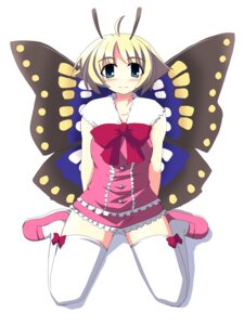 Rating: Explicit Score: 0 Tags: antennae clothing dress fairy female kugui_kiyunemu rule34 shimon shimotsuma solo stockings thighhighs wings User: bunchy7s