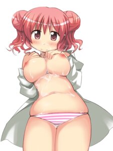 Rating: Explicit Score: 0 Tags: breasts cum double_bun female hidamari_sketch hiro_(hidamari_sketch) ikujitto nipples open_clothes open_shirt panties pink_hair rule34 shirt striped striped_panties tied_hair twintails underboob underwear white_background User: bunchy7s