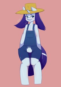 Rating: Explicit Score: 0 Tags: 2014 anthro anthrofied biped blue_eyes blush clothing e621 equid equine female flat_chested friendship_is_magic fur genitals hair hasbro hat headgear headwear hi_res horn looking_at_viewer mammal my_little_pony mythological_creature mythological_equine mythology overalls purple_hair rarity_(mlp) silentpon3 simple_background smile solo standing straw_hat unicorn vulva white_body white_fur User: bunchy7s