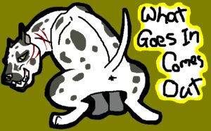 Rating: Explicit Score: 0 Tags: anus anus_only butt canid canine canis domestic_dog e621 english_text feral ginga_(series) great_dane grin hougen_(ginga) looking_back male mammal mastiff mizzkie molosser outline presenting presenting_hindquarters scar smile solo spots tail text yellow_eyes User: bunchy7s