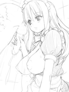 Rating: Explicit Score: 0 Tags: 1girls balls breasts censored copyright_request cum cum_milking female large_breasts long_hair maid male male/female mole monochrome nora_higuma penis penis_milking rule34 sketch testicles User: bunchy7s