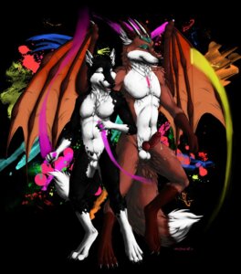 Rating: Explicit Score: 0 Tags: 2010 animal_genitalia animal_penis anthro balls black_body black_fur black_pawpads black_penis bodily_fluids brown_body brown_fur canid canine canine_genitalia canine_penis colorful colorful_theme countershading cum duo e621 erection frutiger_metro fur gay genital_fluids genitals glowstick green_eyes horn horns hybrid jewelry knot male male/male mammal membrane_(anatomy) membranous_wings milkyway_(truegrave9) necklace nude pawpads penis penis_tip rave red_eyes rule34 tail truegrave9 white_body white_fur wings y2k_(graphic_design) User: bunchy7s