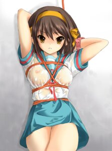 Rating: Questionable Score: 0 Tags: bondage breast_bondage breasts brown_eyes brown_hair clothing female garickson hairband nipples no_bra rule34 school_uniform see-through see-through_clothing short_hair skirt small_breasts suzumiya_haruhi suzumiya_haruhi_no_yuuutsu wet wet_clothes User: bunchy7s