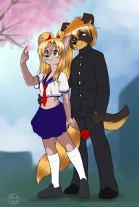 Rating: Safe Score: 0 Tags: abluedeer anthro asian_clothing canid canine cherry_blossom clothing detailed_background digital_media_(artwork) duo e621 east_asian_clothing female flower japanese japanese_clothing japanese_school_uniform king_of_fighters kingofkof male mammal maya_(skimike) midriff miles_(kingofkof) outside plant prunus_(flower) romantic romantic_ambiance romantic_couple school_uniform serafuku student tail toony tree uniform wood User: bunchy7s Rating: Safe Score: 0 Tags: abluedeer anthro asian_clothing canid canine cherry_blossom clothing detailed_background digital_media_(artwork) duo e621 east_asian_clothing female flower japanese japanese_clothing japanese_school_uniform king_of_fighters kingofkof male mammal maya_(skimike) midriff miles_(kingofkof) outside plant prunus_(flower) romantic romantic_ambiance romantic_couple school_uniform serafuku student tail toony tree uniform wood User: bunchy7s