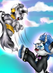 Rating: Safe Score: 0 Tags: aged_down bow_(feature) bow_tie clothing cloud duo e621 ear_piercing equid equine facial_hair fancypants_(mlp) female feral fimirae formal friendship_is_magic happy hasbro horn male mammal mustache my_little_pony mythological_creature mythological_equine mythology outside piercing sky stripes suit unicorn zebra zecora_(mlp) User: bunchy7s