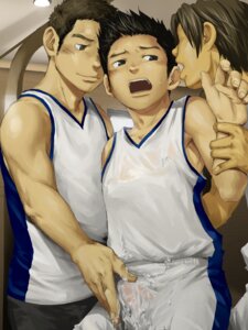 Rating: Explicit Score: 0 Tags: 3boys brown_eyes brown_hair bulge clothed cum cum_on_clothes cum_through_clothes forced gay glansjob group_sex gym gym_uniform handjob jock jock_slut jukebox locker_room male male_only multiple_boys multiple_males penis resistance restrained rub rubbing rule34 school school_uniform schoolboy sleeveless sports standing threesome tsukumo_gou uniform wrist_grab yaoi User: bunchy7s