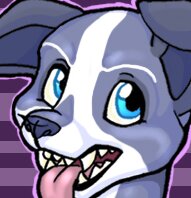 Rating: Safe Score: 0 Tags: ambiguous_form ambiguous_gender canid canine canis close-up domestic_dog e621 fightbite headshot_portrait low_res mammal pattern_background pit_bull portrait purple_background simple_background solo striped_background thumbnail zeriara User: bunchy7s