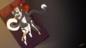 Rating: Questionable Score: 0 Tags: 16:9 2013 albino anthro bed black_body black_fur black_hair blonde_hair breasts butt canid canine canis cuddling digital_media_(artwork) domestic_dog e621 eyes_closed felid female female/female feretta fox fur furniture group group_sex hair halo_huskybutt husky kitty_(meyou) long_hair mammal navel nipples nordic_sled_dog red_eyes red_hair sex shaded short_hair sleeping spitz threesome trio widescreen willow_the_albino_fox User: bunchy7s
