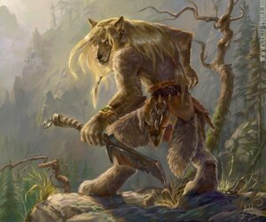 Rating: Safe Score: 0 Tags: anthro blonde_hair bracelet canid canine canis detailed_background e621 ear_piercing forest fur gugu-troll hair hairy holding_object holding_weapon jewelry knife looking_at_viewer looking_back male mammal melee_weapon mythological_canine mythological_creature mythology nature outside piercing plant reverse_grip scenery solo tail tan_body tan_fur tree tribal tribal_clothing weapon werecanid werecanine werecreature werewolf wolf wood User: bunchy7s