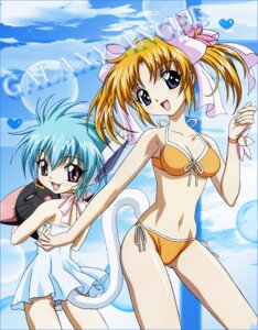 Rating: Explicit Score: 0 Tags: animal_ears apricot_sakuraba bikini blue_background breasts cat_ears cute_fang female female_only flower galaxy_angel galaxy_angel_rune mimolette multiple_females multiple_girls nano-nano_pudding orange_bikini ribbon ribbons rule34 swimsuit tied_hair title_drop twintails User: bunchy7s