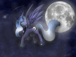 Rating: Safe Score: 0 Tags: blue_body blue_feathers cutie_mark detailed_background e621 equid equine feathered_wings feathers female feral friendship_is_magic hasbro horn mammal meteor moon my_little_pony mythological_creature mythological_equine mythology night outside paperlotus princess_luna_(mlp) quadruped sky solo space star starry_sky tail toony winged_unicorn wings User: bunchy7s