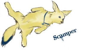 Rating: Safe Score: 0 Tags: canid canine chibiwolf1005 e621 fennec_fox feral fox male mammal mascot_contest scamper solo spread_legs spreading tail true_fox User: bunchy7s
