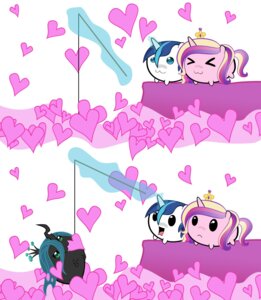 Rating: Safe Score: 0 Tags: :3 >_< absurd_res arthropod azura_inalis blue_eyes changeling_(mlp) chibi comic crown e621 equid eyes_closed female feral fishing_rod friendship_is_magic green_eyes hair hasbro headgear heart_symbol hi_res hole_(anatomy) magic male mammal multicolored_hair my_little_pony princess_cadance_(mlp) queen_chrysalis_(mlp) shining_armor_(mlp) surprised User: bunchy7s