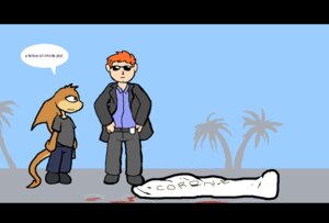 Rating: Questionable Score: 0 Tags: anthro bandai_namco black_bars body_bag csi csi:_miami darkdoomer digimon digimon_(species) duo e621 head_wings horatio_caine letterbox male membrane_(anatomy) membranous_wings patachu patamon shakespearean tail unusual_wing_placement wings User: bunchy7s