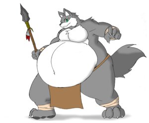 Rating: Safe Score: 0 Tags: 4_toes anthro belly bottomwear canid canine canis clothing e621 feet green_eyes light_the_lucario loincloth male mammal melee_weapon moobs obese obese_anthro obese_male overweight overweight_anthro overweight_male polearm solo spear tail toes weapon wolf User: bunchy7s