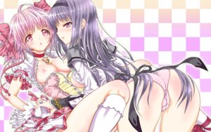 Rating: Explicit Score: 0 Tags: akemi_homura black_hair blush breasts female hair_ribbon hairband human long_hair madoka_kaname mahou_shoujo_madoka_magica multiple_females multiple_girls open_mouth panties pink_hair ribbon rule34 shimao_kazu striped striped_panties tied_hair twintails underwear yuri User: bunchy7s