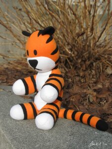 Rating: Safe Score: 0 Tags: 3:4 calvin_and_hobbes clearkid countershading e621 felid feral grandfathered_content hobbes male mammal pantherine plushie real solo stripes tail tiger toy User: bunchy7s