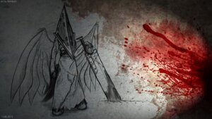 Rating: Questionable Score: 0 Tags: 16:9 absurd_res blood bodily_fluids cosplay crossover e621 english_text equid equine feathered_wings feathers for_a_head gore great_knife_(silent_hill) hasbro hi_res hooves horse human_skin konami male mammal melee_weapon my_little_pony mythological_creature mythological_equine mythology object_head pegasus pony pyramid_head reinkorn scar silent_hill solo sword text weapon widescreen wings User: bunchy7s