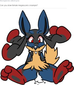 Rating: Explicit Score: 0 Tags: anthro black_body black_fur blue_body blue_fur bodily_fluids canid canine cum cum_drip cum_in_vagina cum_inside dripping e621 english_text female fur generation_6_pokemon genital_fluids genitals jigglybutts mammal mega_evolution mega_lucario nintendo pokemon pokemon_(species) red_body red_eyes red_fur solo text vulva yellow_body yellow_fur User: bunchy7s