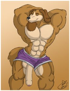 Rating: Explicit Score: 0 Tags: abs anthro aramis_(muskehounds) balls biceps big_muscles big_penis biped bottomwear canid canine canis clothing dogtanian_and_the_three_muskehounds domestic_dog e621 flexing foreskin genitals half-erect humanoid_genitalia humanoid_penis juano male mammal muscular muscular_anthro muscular_male nippon_animation nude pecs penis pose shorts solo tail User: bunchy7s