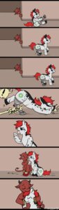 Rating: Questionable Score: 0 Tags: 2012 absurd_res anthro blood blue_eyes bodily_fluids comic crying cutie_mark demon drpickelle duo e621 english_text equid equine fan_character female feral flux_(mlp) hair hasbro hi_res hooves horn horse hug lucy_(mlp) male mammal missing_leg missing_limb my_little_pony nude pony quadruped red_eyes red_hair tail tears text white_body User: bunchy7s