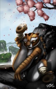 Rating: Explicit Score: 0 Tags: 2012 anthro bear cherry_blossom clothing detailed_background dreamworks duo e621 extreme_size_difference felid female flower footwear genitals giant_panda hi_res kung_fu_panda male mammal master_po_ping master_tigress pantherine plant prunus_(flower) raised_leg red_eyes sandals shoes size_difference spread_legs spreading squiremeshi stripes tail tiger tree vulva wood wraps User: bunchy7s