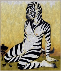 Rating: Questionable Score: 0 Tags: 2009 alice_(chapdav) anthro biped blue_eyes breasts casual_nudity e621 ear_piercing equid equine extreme_size_difference female feral group heart_symbol hooves macro mammal nipples nude outside piercing plant quadruped savanna sitting size_difference stripes tail tree undyingsong wood zebra User: bunchy7s