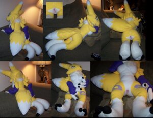 Rating: Explicit Score: 0 Tags: anthro bandai_namco black_sclera butt canid canine digimaon digimon digimon_(species) dipstick_tail e621 female fur genitals grandfathered_content mammal markings parody plushie real renamon sex_toy solo tail tail_markings teasing vulva white_body white_fur yellow_body yellow_fur User: bunchy7s
